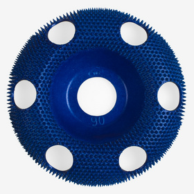 Holey Galahad - Round Coarse Blue